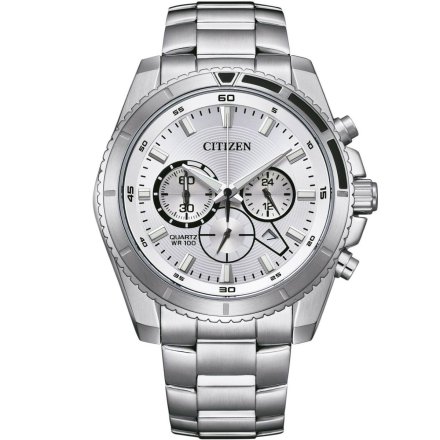 Zegarek meski Citizen Chrono AN8200-50A srebrna tarcza