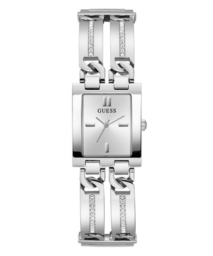 Guess Mod ID zegarek damski srebrny biżuteryjny bransoletka GW0668L1