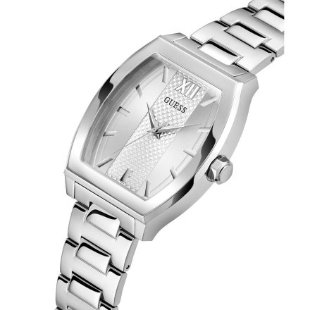 Guess Punctual zegarek męski srebrny retro GW0705G1