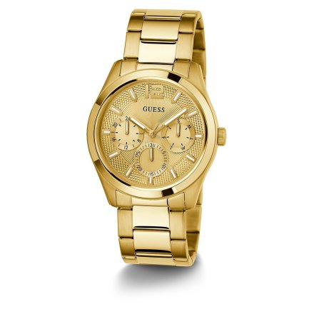 Guess Zen zegarek męski na bransolecie złoty GW0707G3