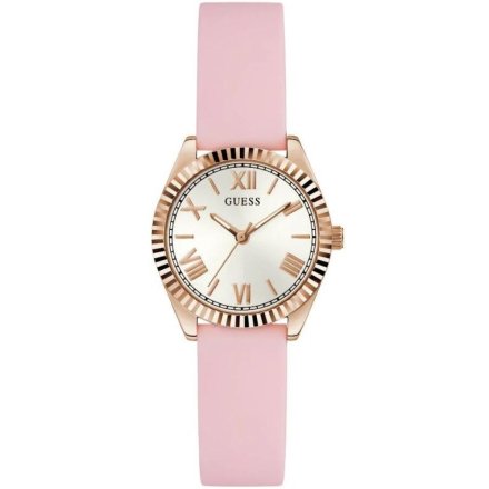 Guess Mini Luna zegarek damski ze wskazówkami różowy pastelowy GW0724L3