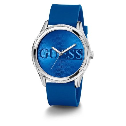Guess Reputation zegarek męski na pasku niebieski GW0726G1