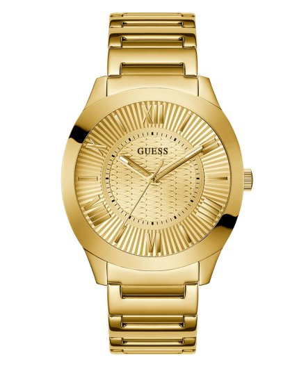 Guess Arc zegarek męski złoty na bransolecie GW0727G1