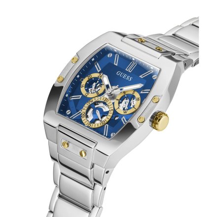 Guess Phoenix zegarek męski srebrny na bransolecie GW0456G5