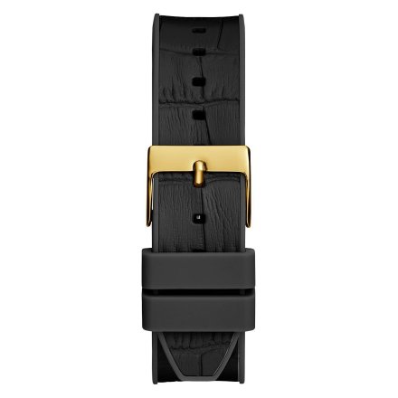 Guess Fusion zegarek damski złoty z czarnym paskiem GW0553L4