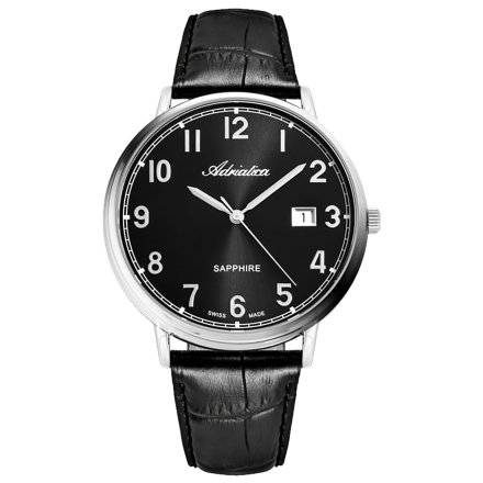 Adriatica zegarek męski na pasku czarny A1283.5224Q