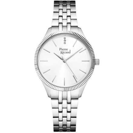 Pierre Ricaud zegarek damski srebrny na bransolecie P23010.5113Q
