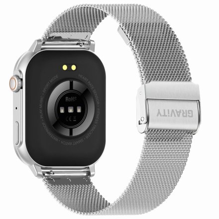 GRAVITY GT15-8 srebrno-biały smartwatch do rozmów
